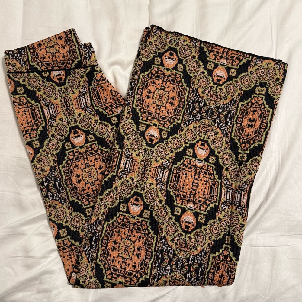 Free People Sun in the West Cropped Wide Leg